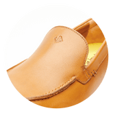 Vertically Source A-Grade Leather Honey Loafer