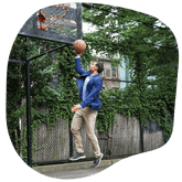 Original Carbon Suede - Playing Basketball