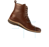 The Boot in Chestnut by Amberjack - product diagram