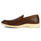 The Loafer in Chestnut & Cream Brown by Amberjack - Medical View