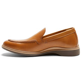 The Loafer by Amberjack in Honey Tan Leather - Medial View