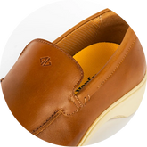 Vertically Source A-Grade Leather Honey & Cream Loafer
