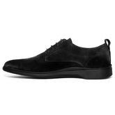 The Original Dress Shoe by Amberjack in Midnight Black - Medial View