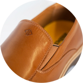 Vertically Source A-Grade Leather Honey Slip-On