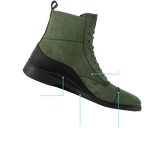 The Boot in Olive by Amberjack - product diagram image