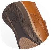 Honey Leather Slip-On Outsole