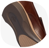 Chestnut Leather Slip-On Outsole