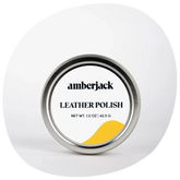 Amberjack leather polish - front of container